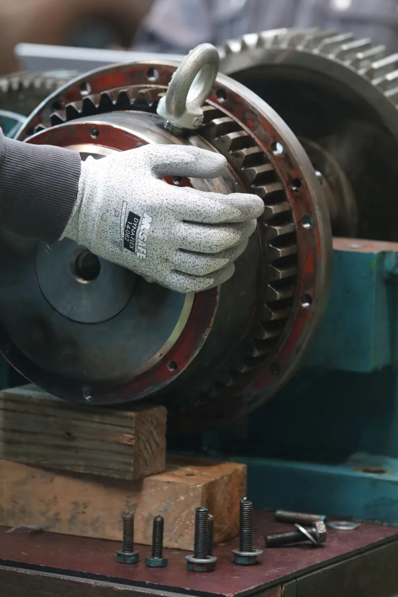 Industrial component maintenance